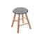 Holland Bar Stool Co Oak Vanity Stool, Natural Finish, Graph Parrot Seat RC18OSNat007 - alternate 1